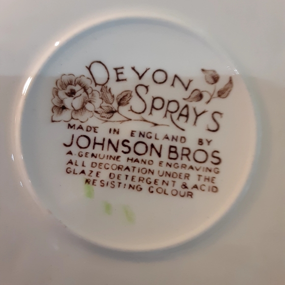JOHNSON BROTHERS, Devon Sprays, Cup & Saucer - Picture 6 of 6